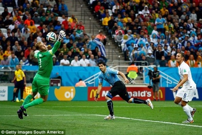 Kết quả tỉ số trận đấu Anh – Uruguay: 1-2